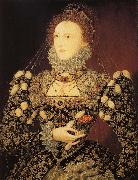 Nicholas Hilliard Queen Elizabeth I Spain oil painting artist